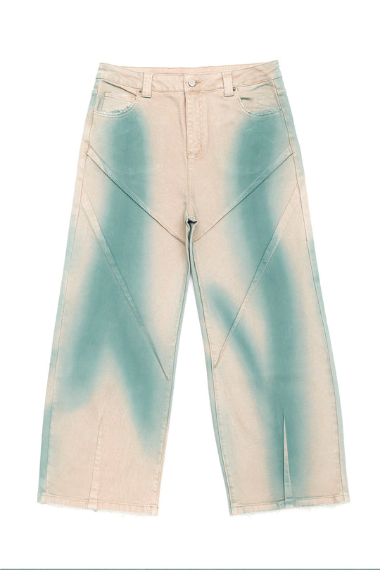 HAND-SPRAYED DENIM WASH