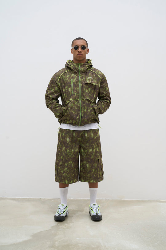 Terre Neon Green- CARGO ( SHORTS )